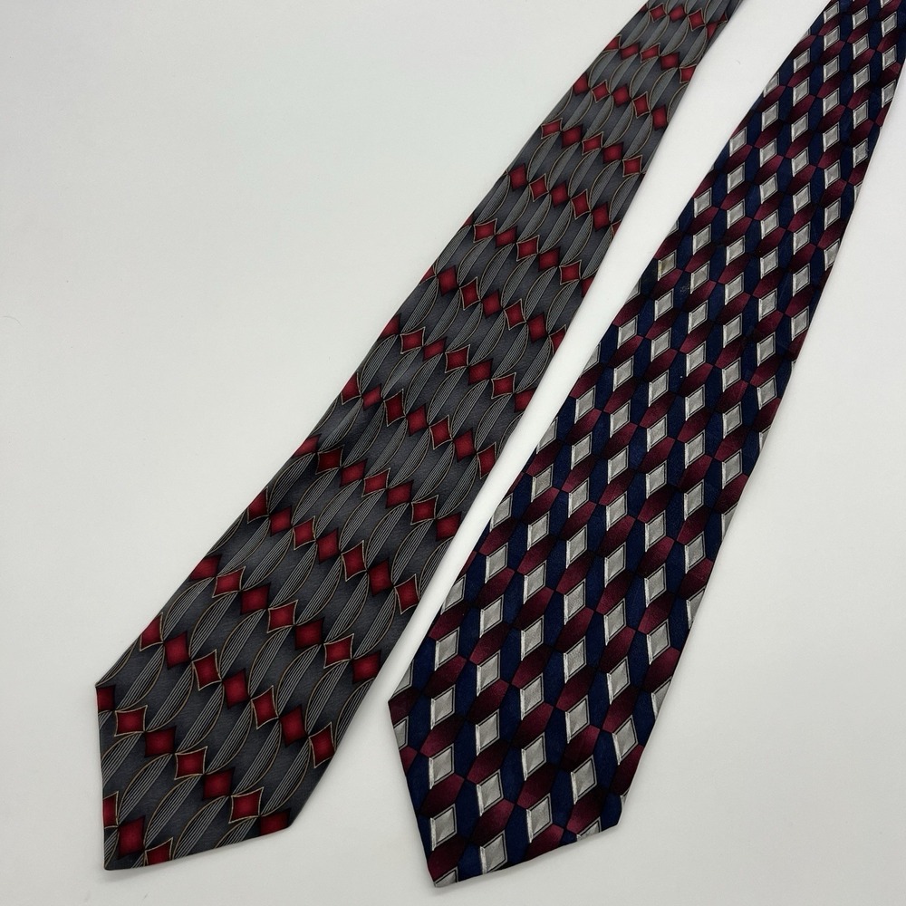 Facets Tie‎ Lot Of 2